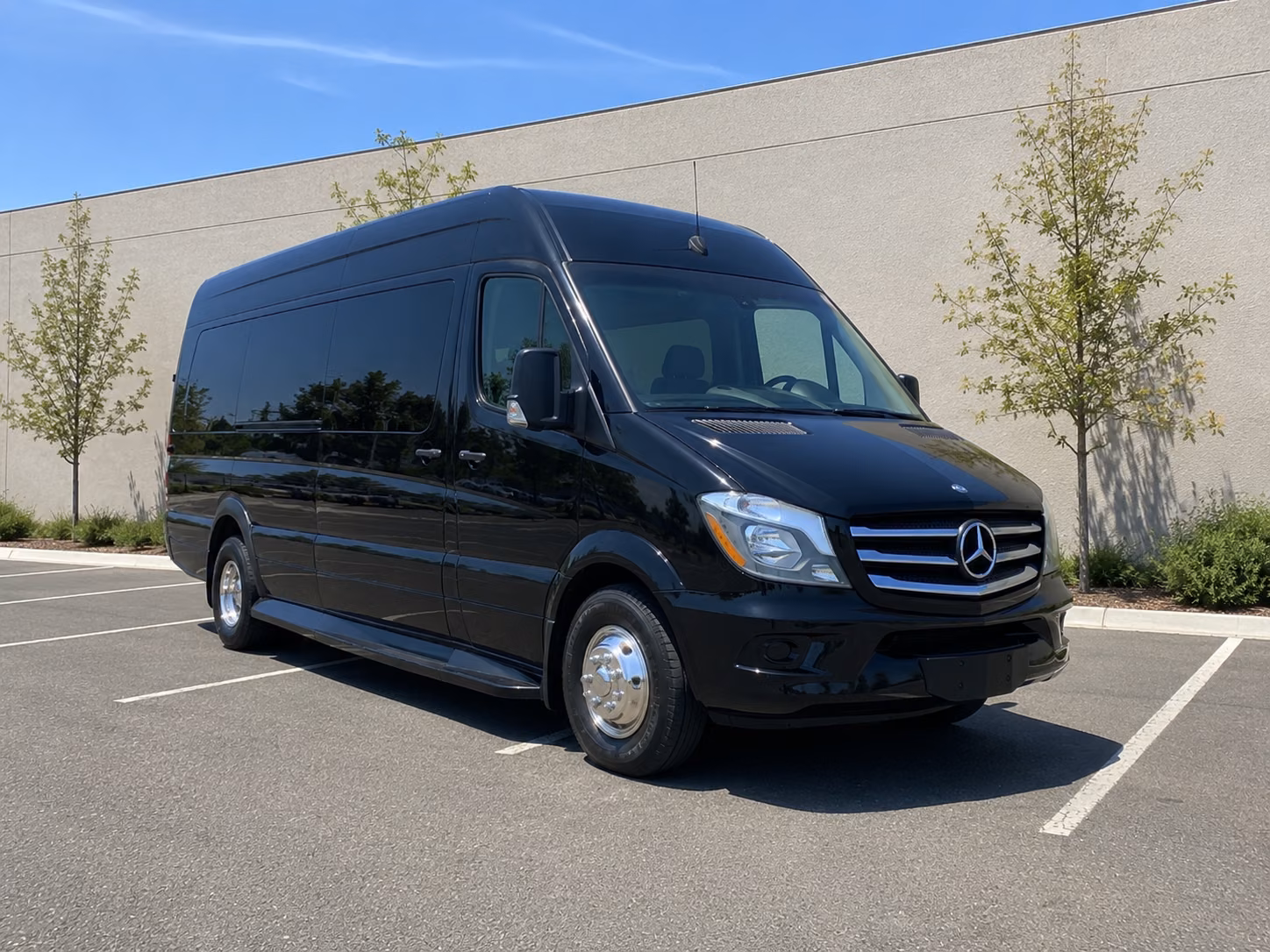 sprinter van transportation for team travel away games and tournaments with gear storage in topeka