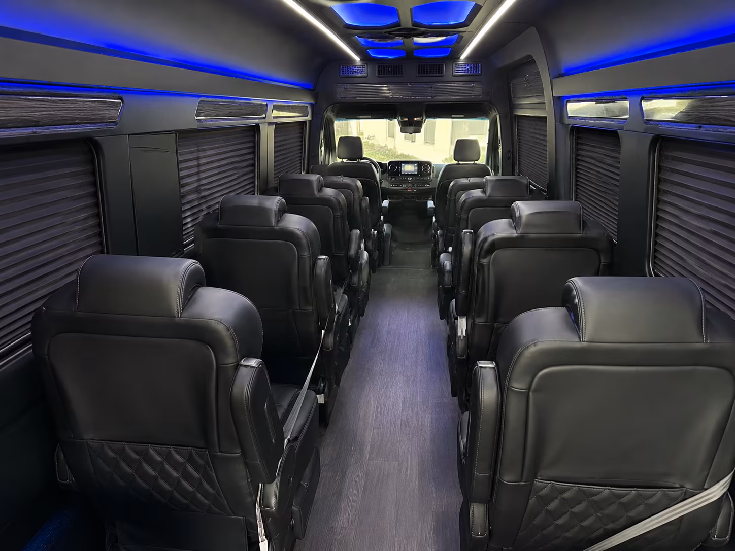 topeka 18 passenger sprinter van inside