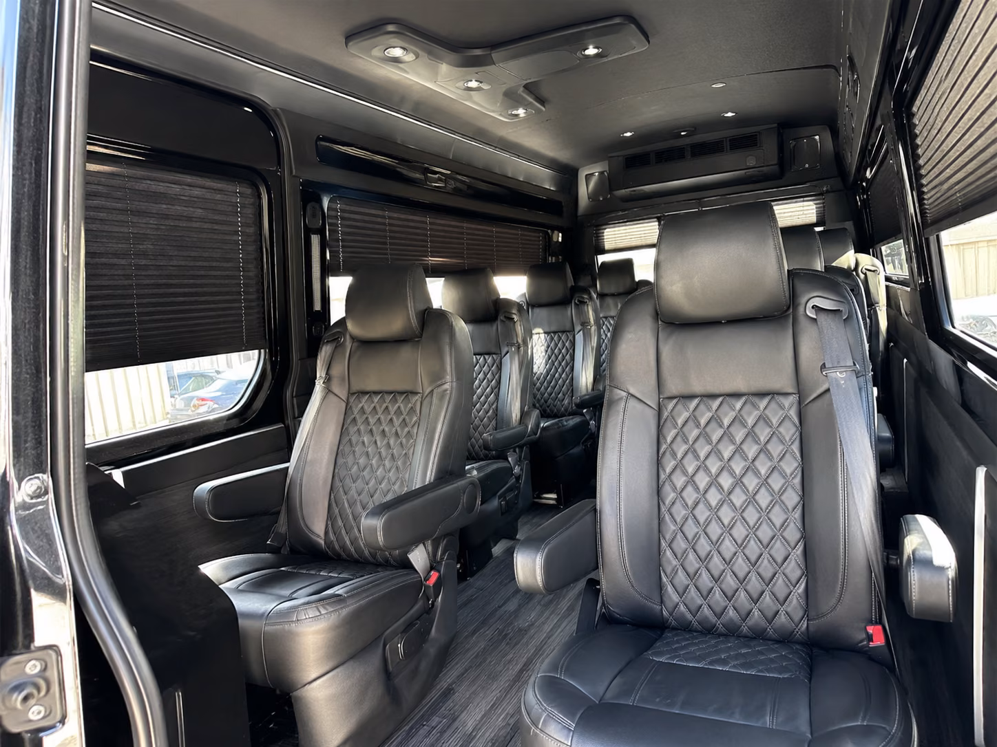 topeka 8 passenger sprinter van inside