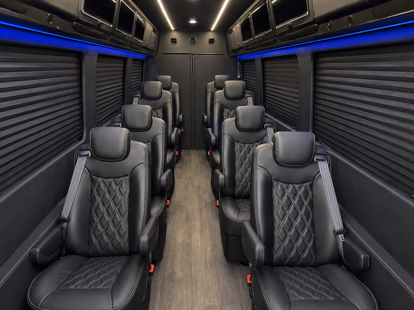 topeka 8 passenger sprinter van interior