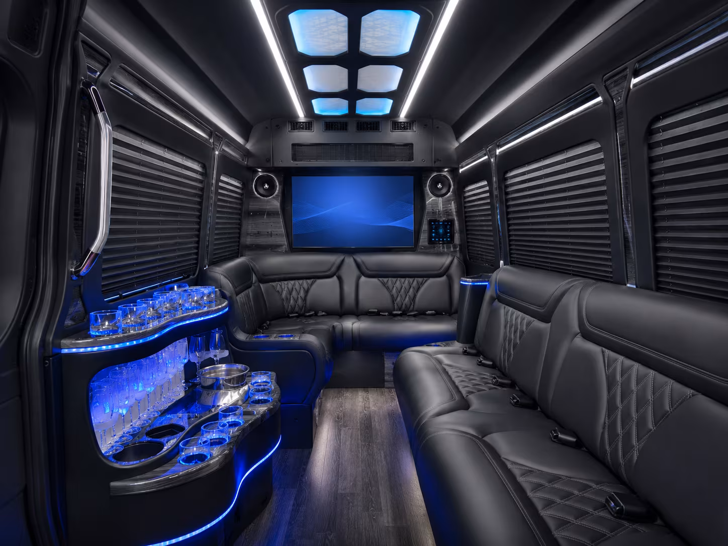 topeka sprinter limousine inside