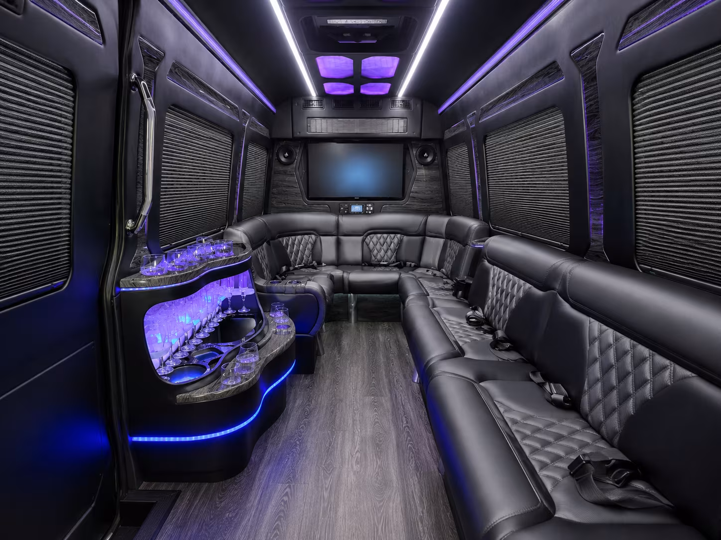 topeka sprinter limousine interior