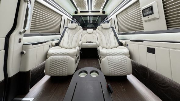 topeka 8 passenger sprinter van interior